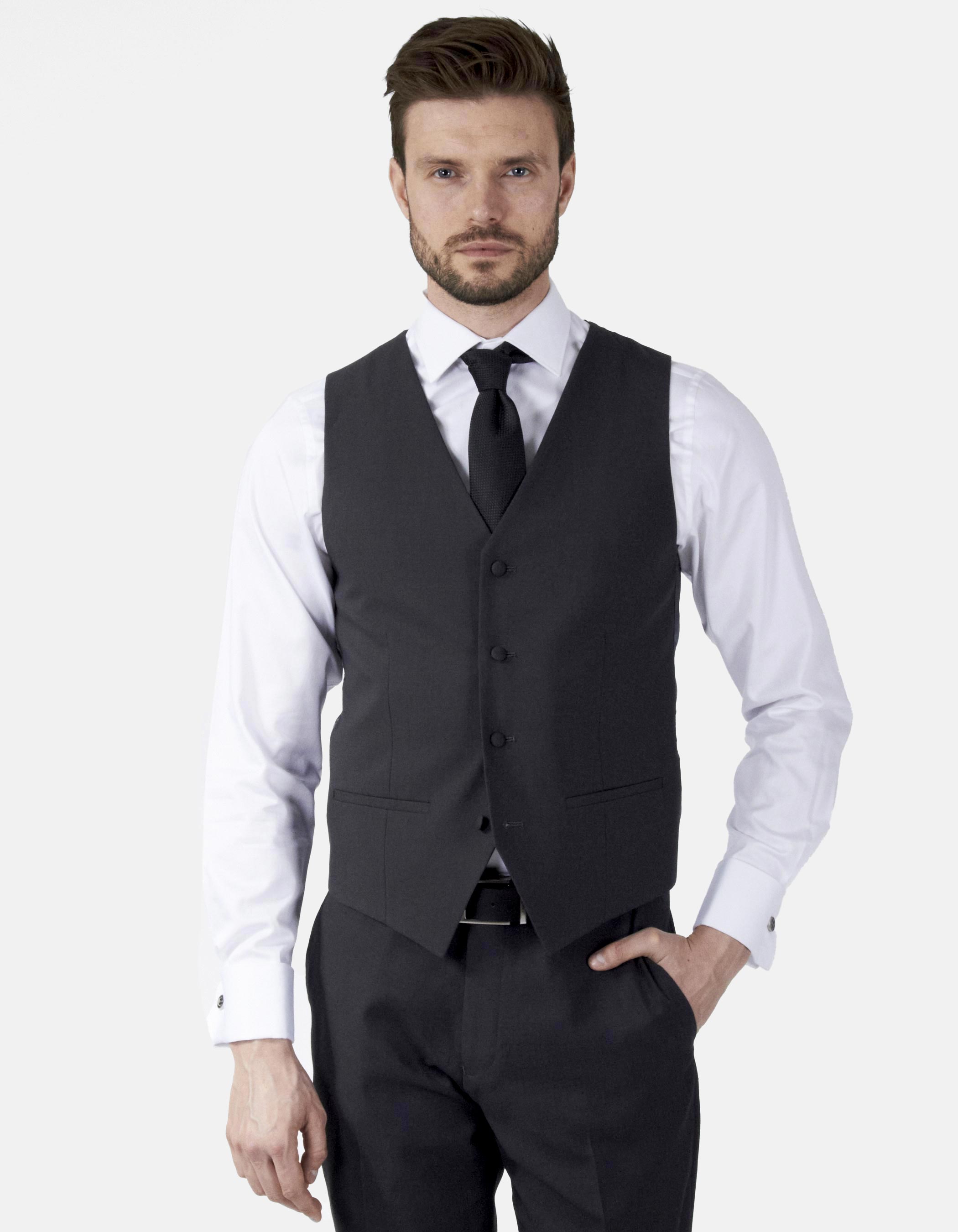 charcoal grey waistcoat