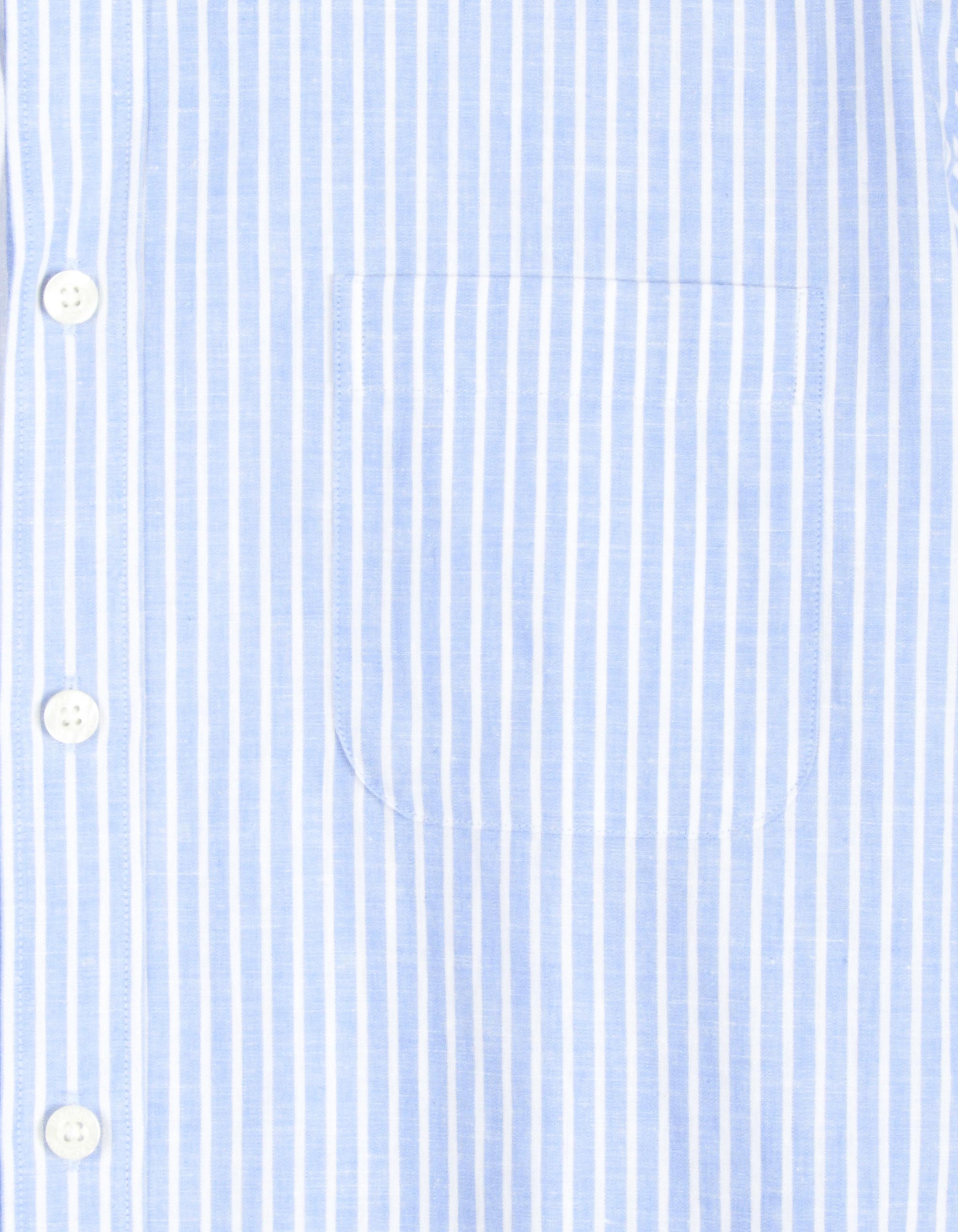 Striped clasic shirt short sleeve 1
