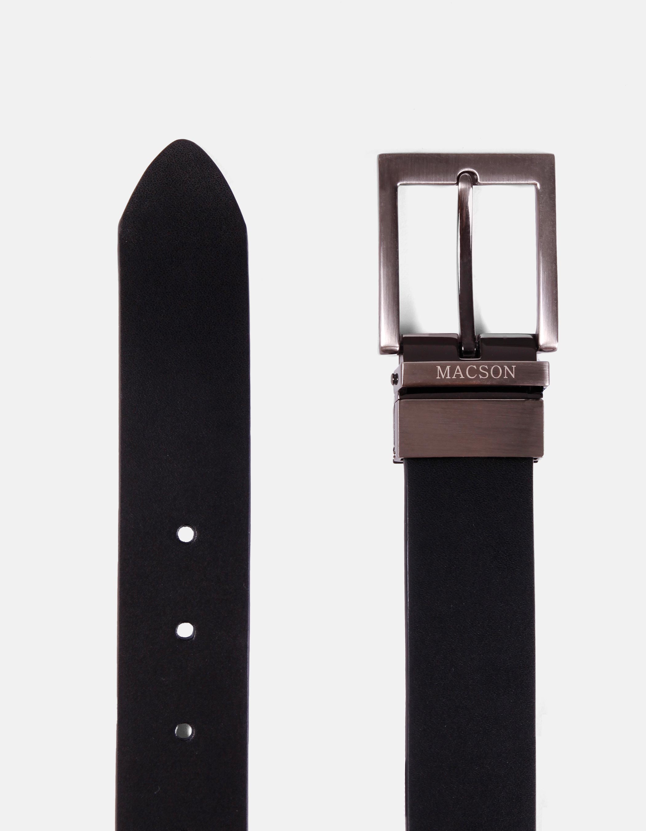 Black dress reversible belt 1