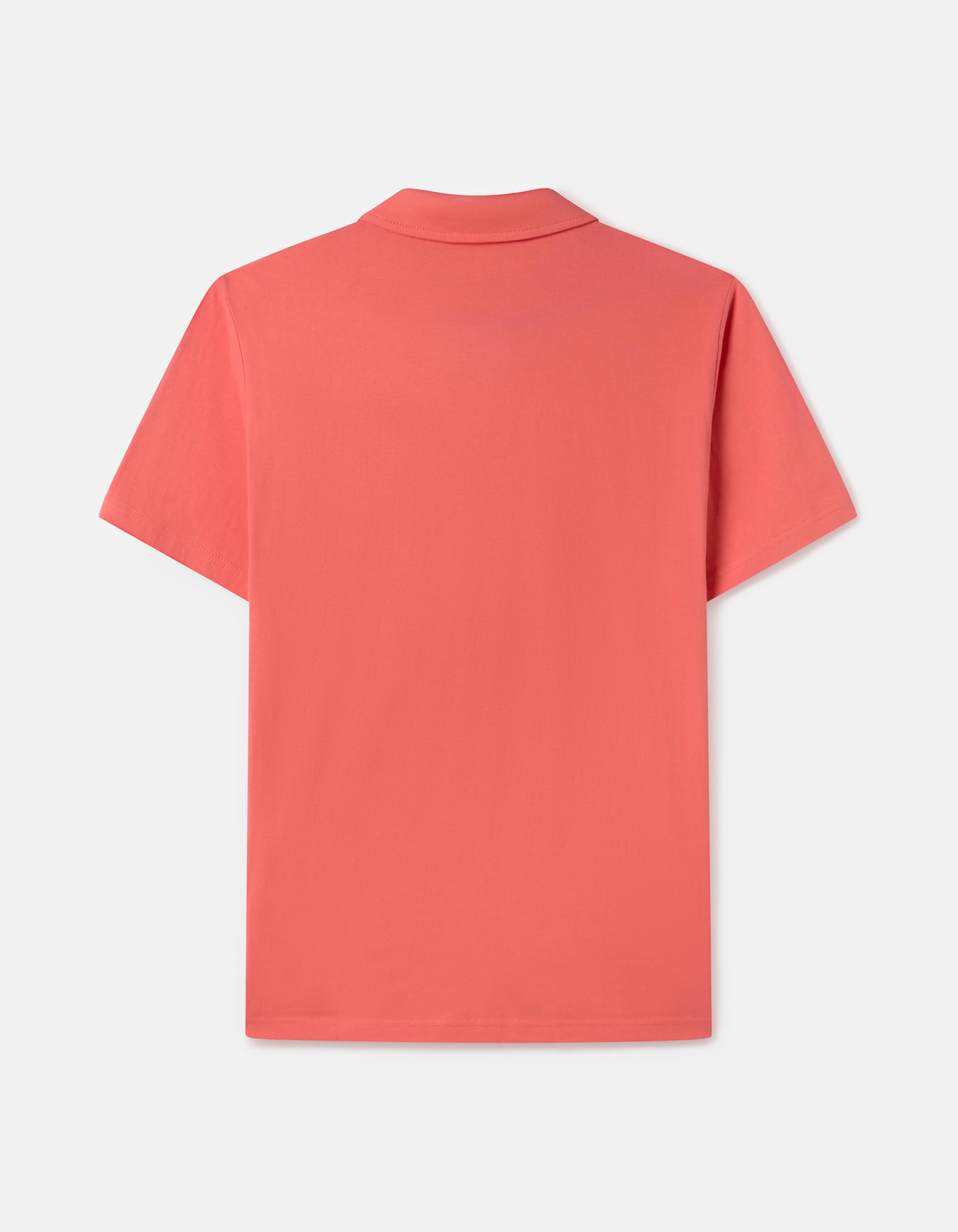 Coral pocket polo shirt 1
