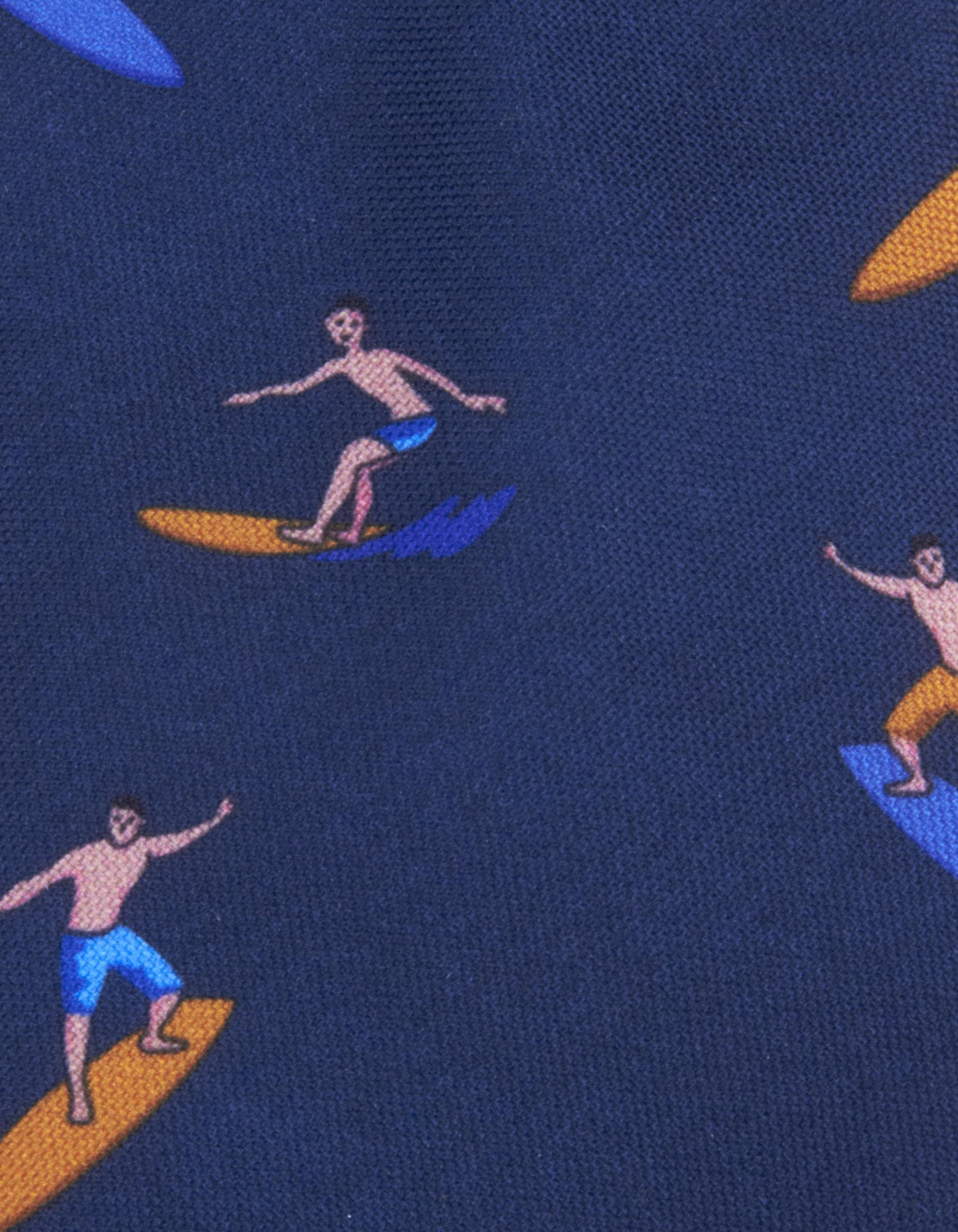 Blue surfer tie 1
