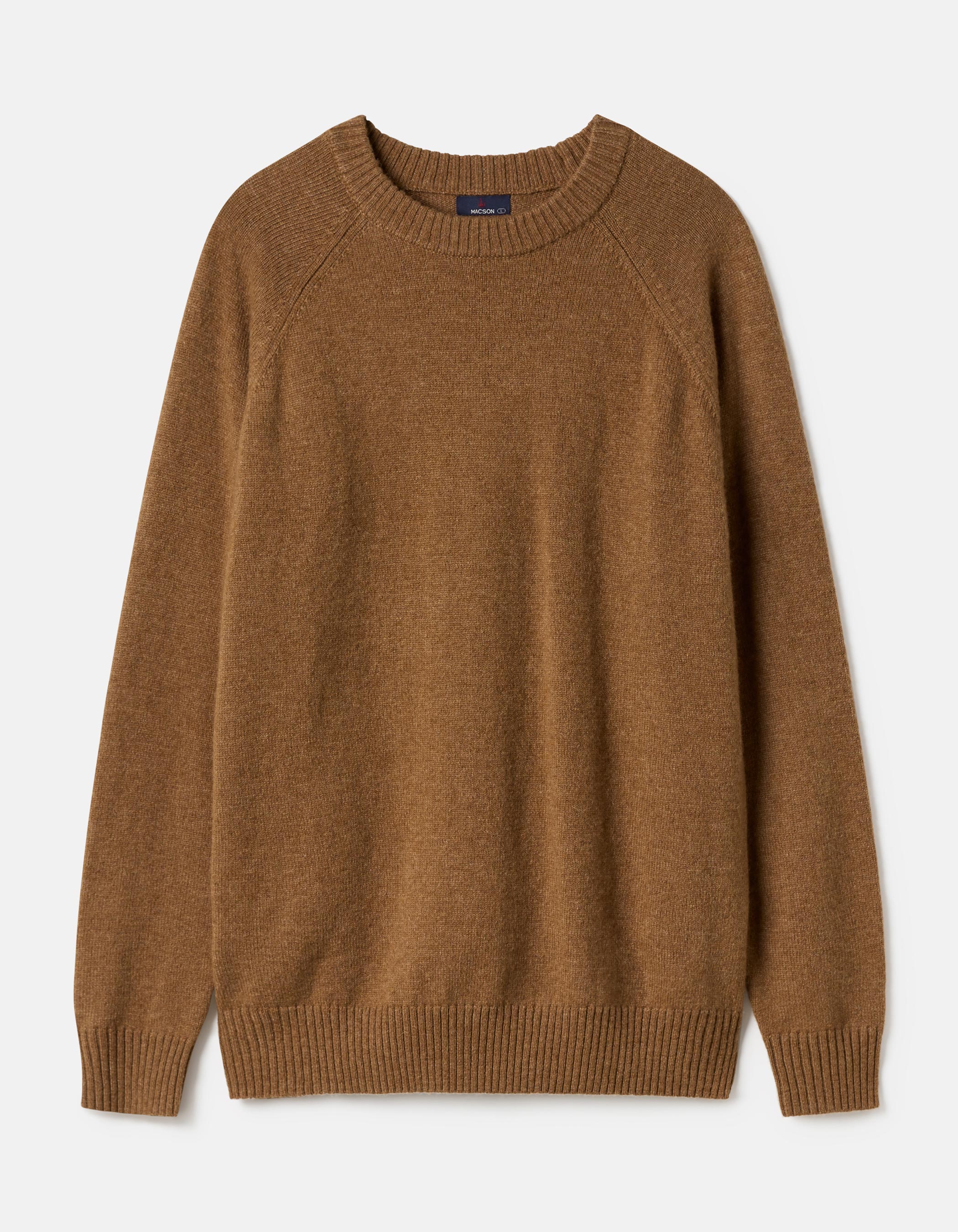Textured wool blend jumper