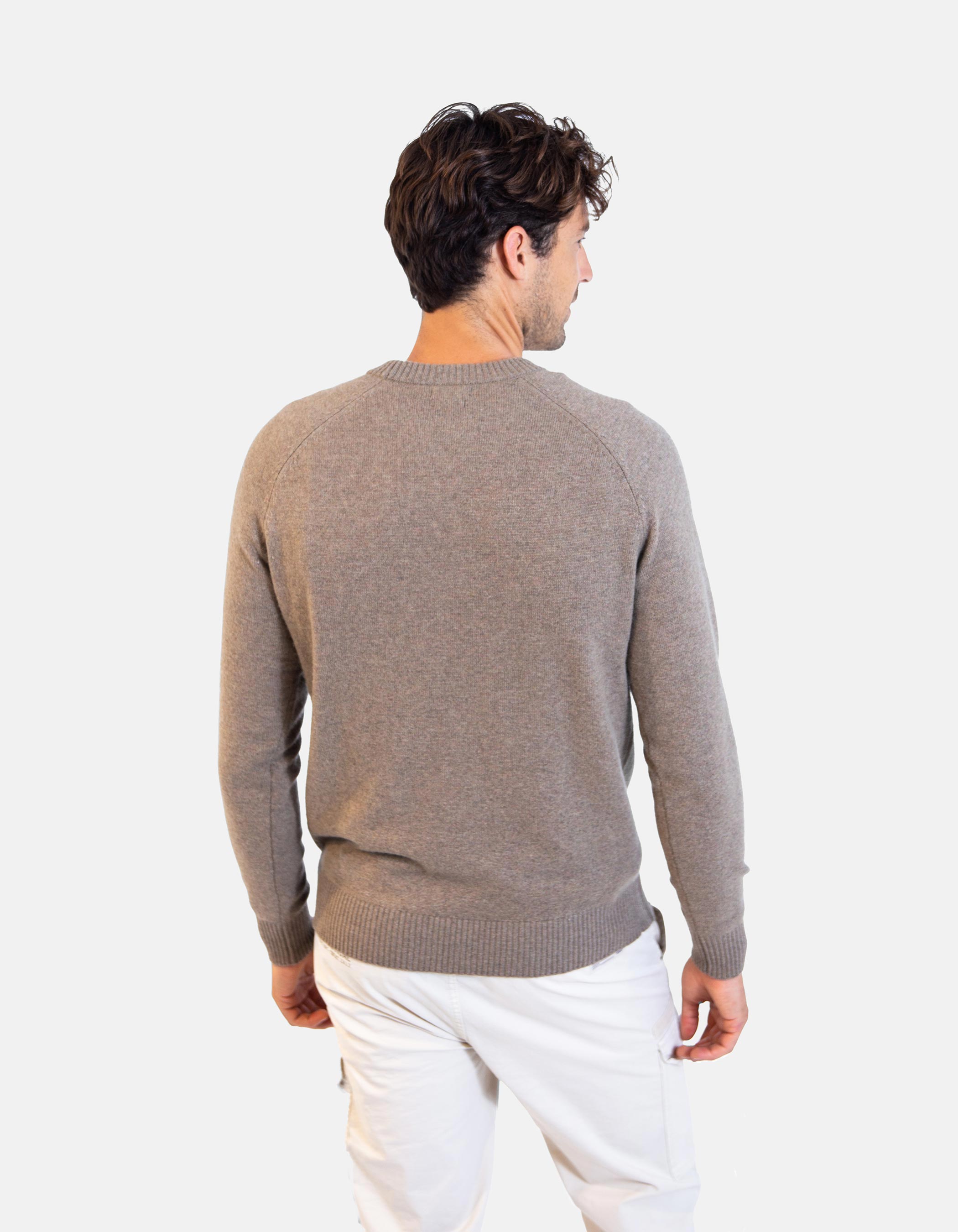 Textured wool blend jumper 2
