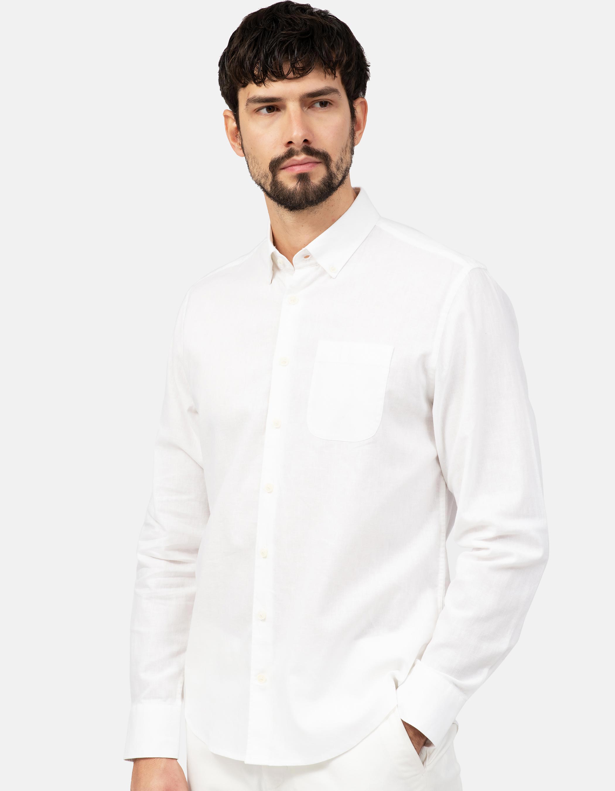 Linen and cotton shirt. 4