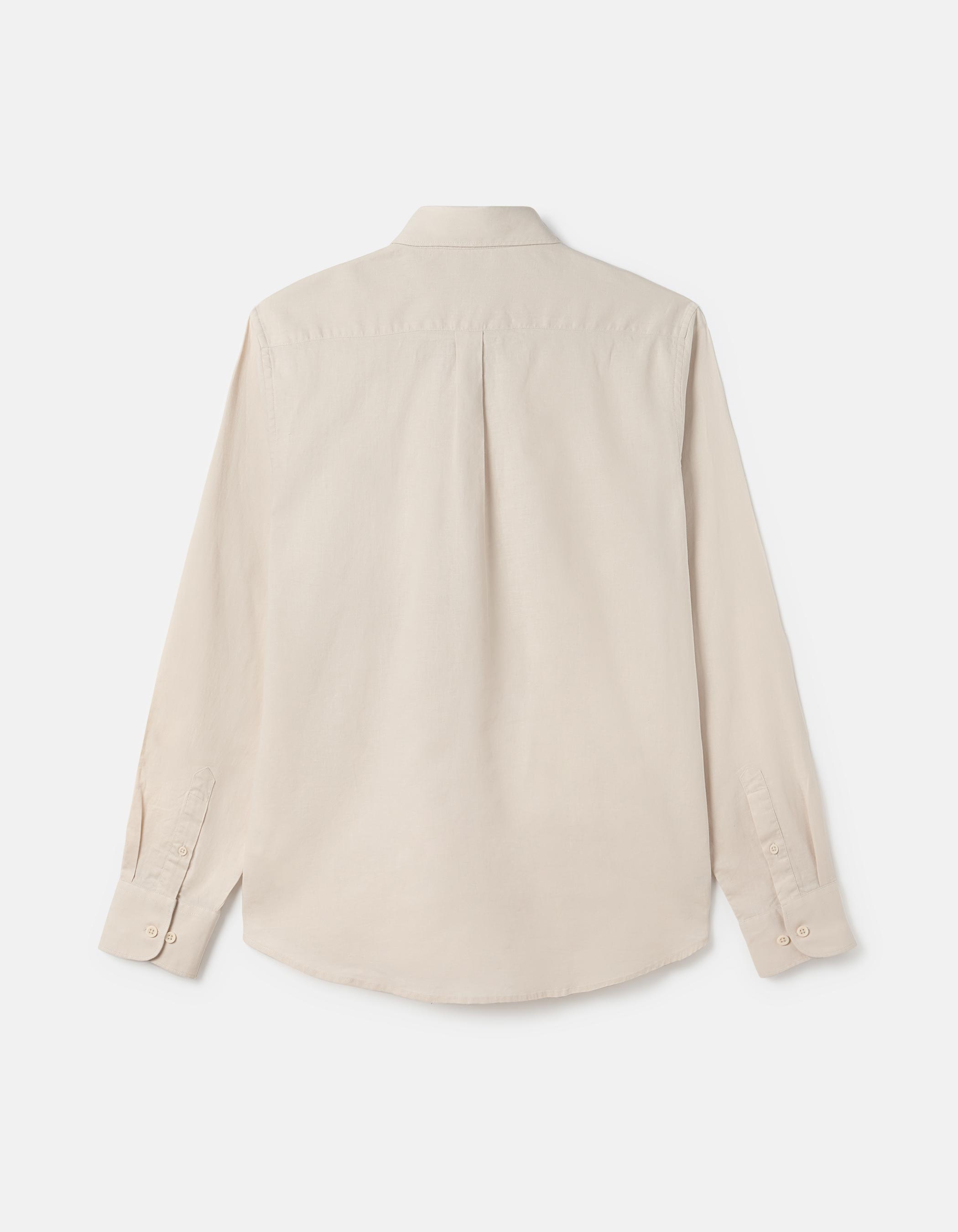 Plain cotton-linen shirt 2