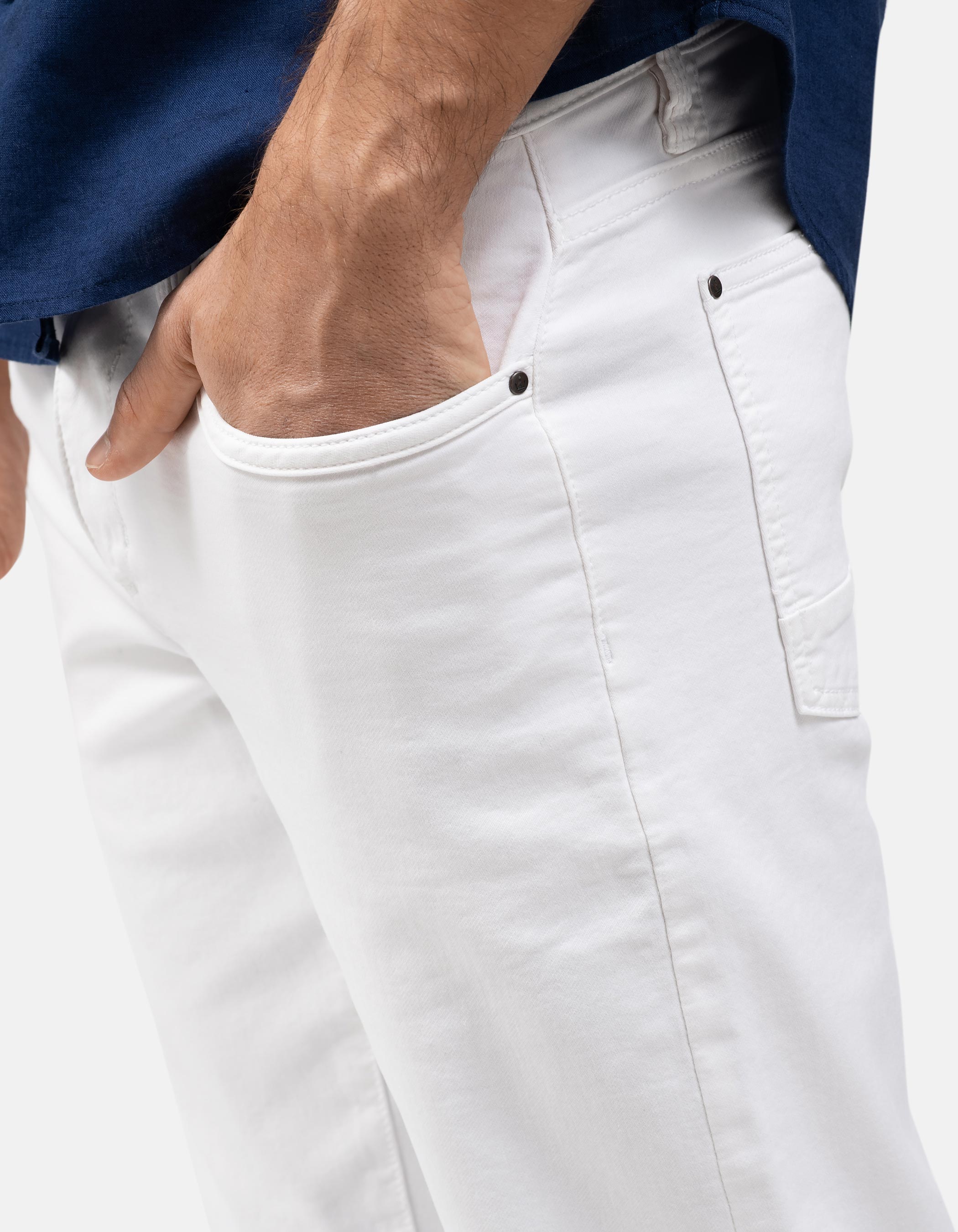 Pantalon en coton avec porte-monnaie 3