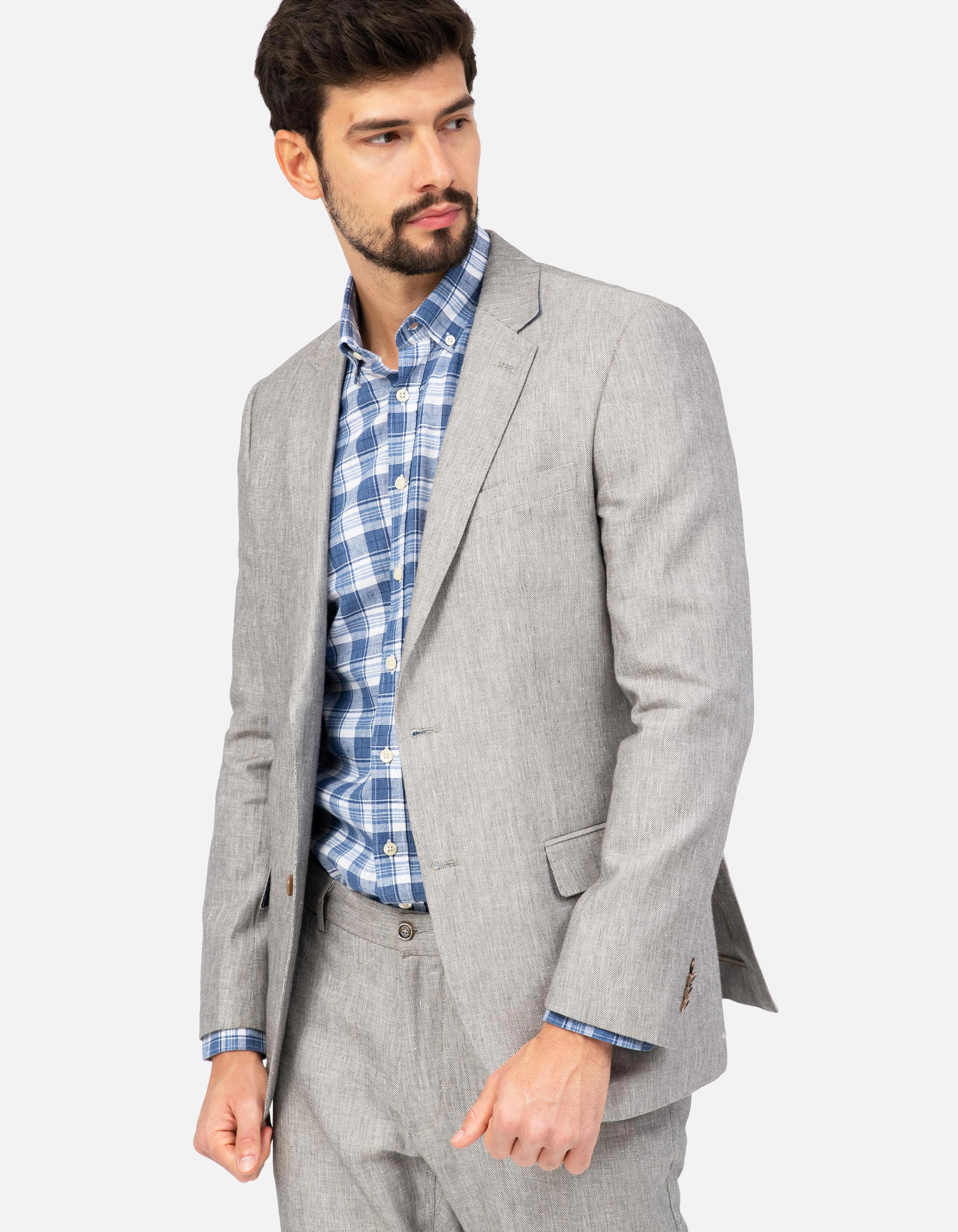 Lightweight cotton-linen blazer 4