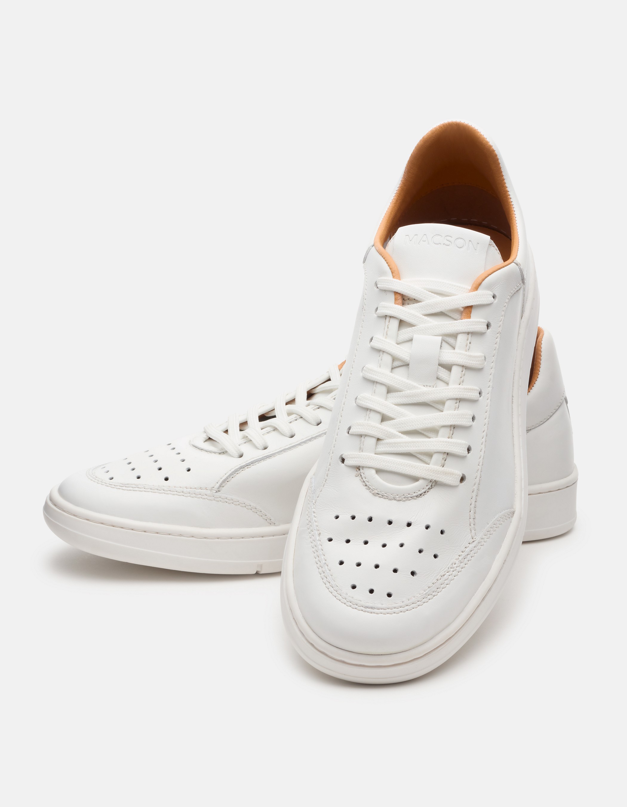 Casual leather trainers 3