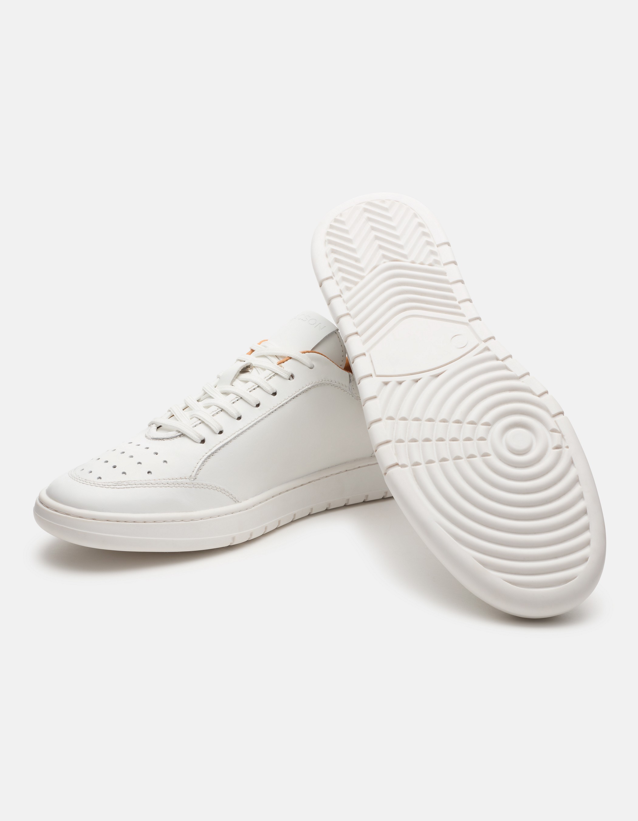 Casual leather trainers 4