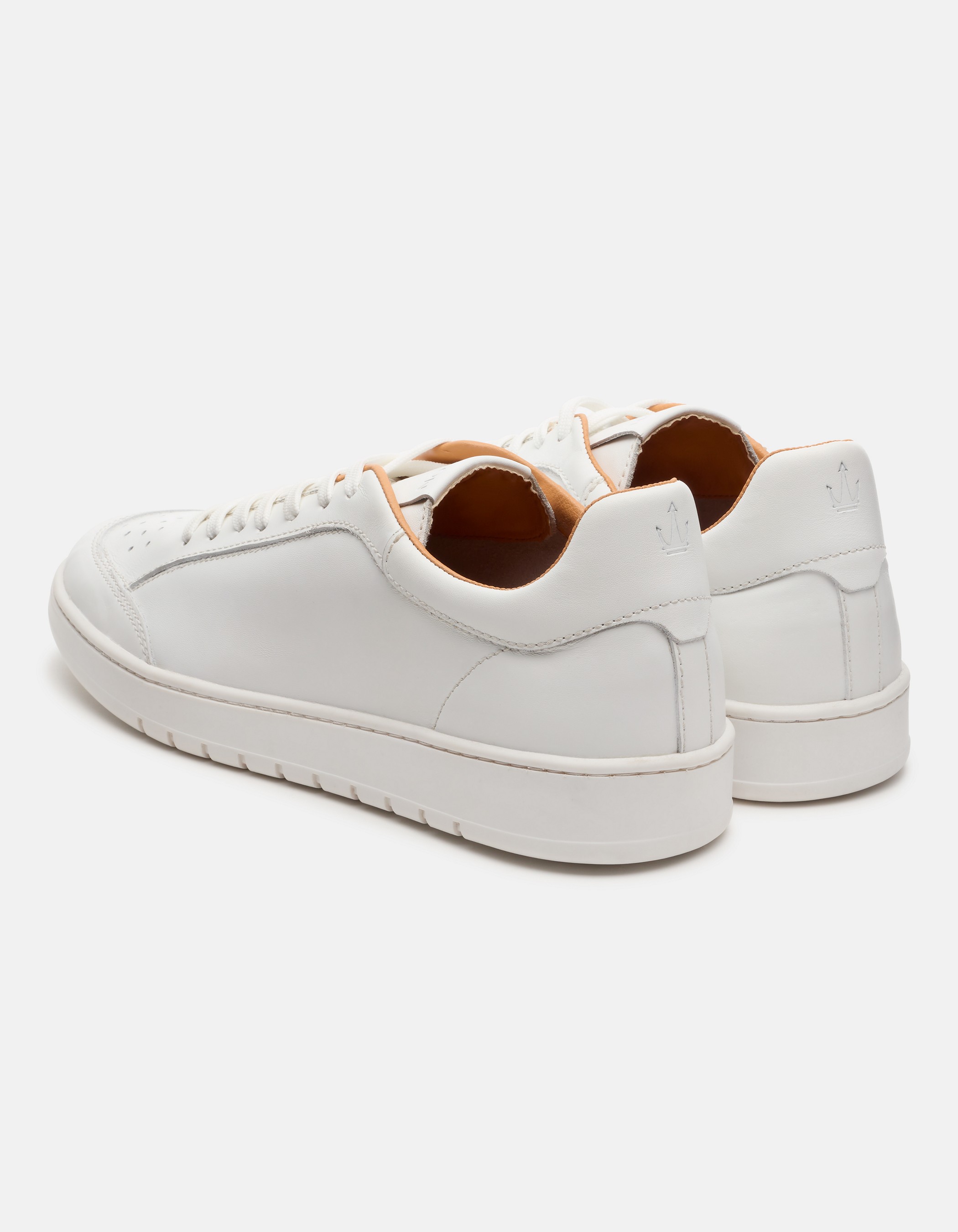 Casual leather trainers 5