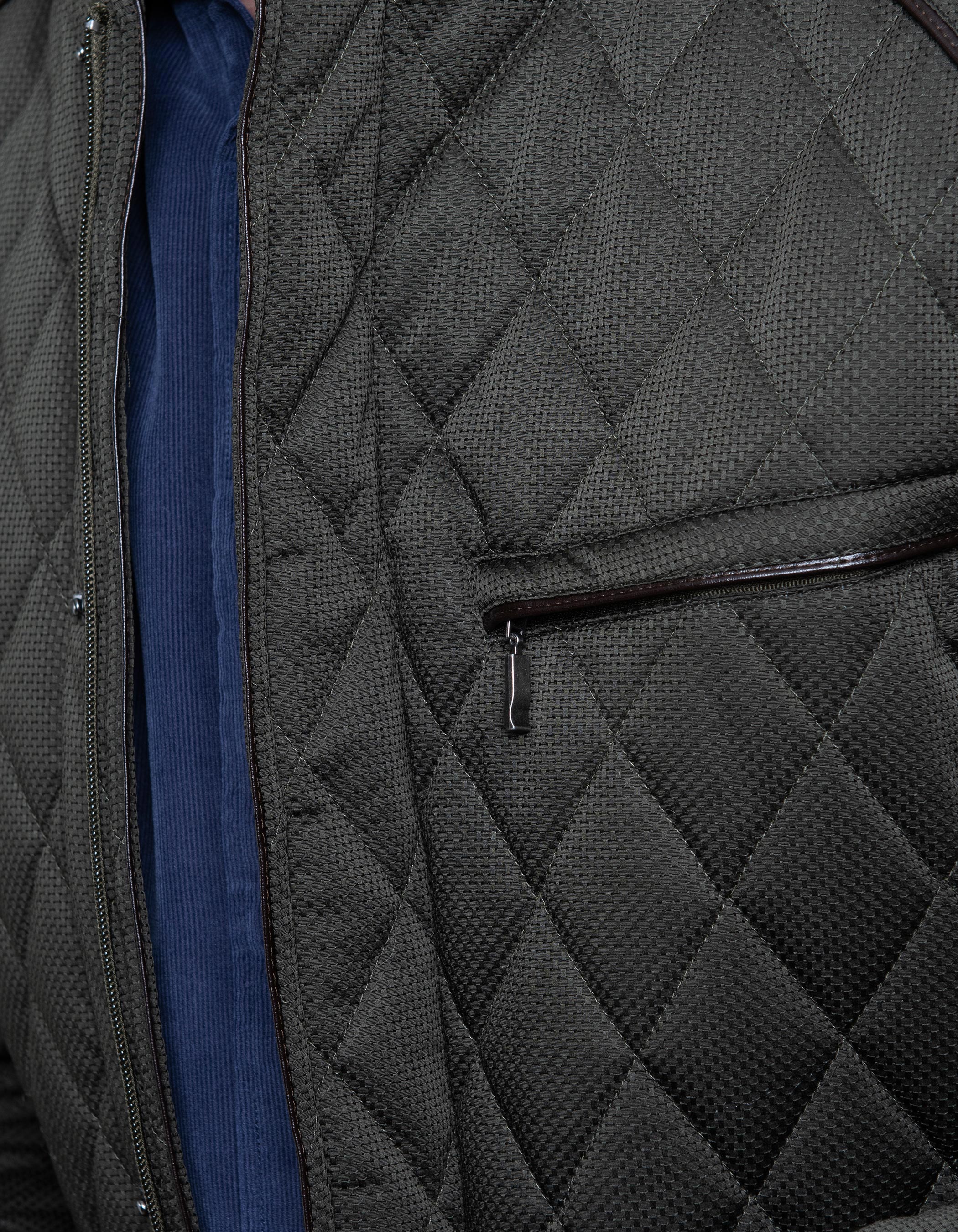 Rhombus quilted jacket 2