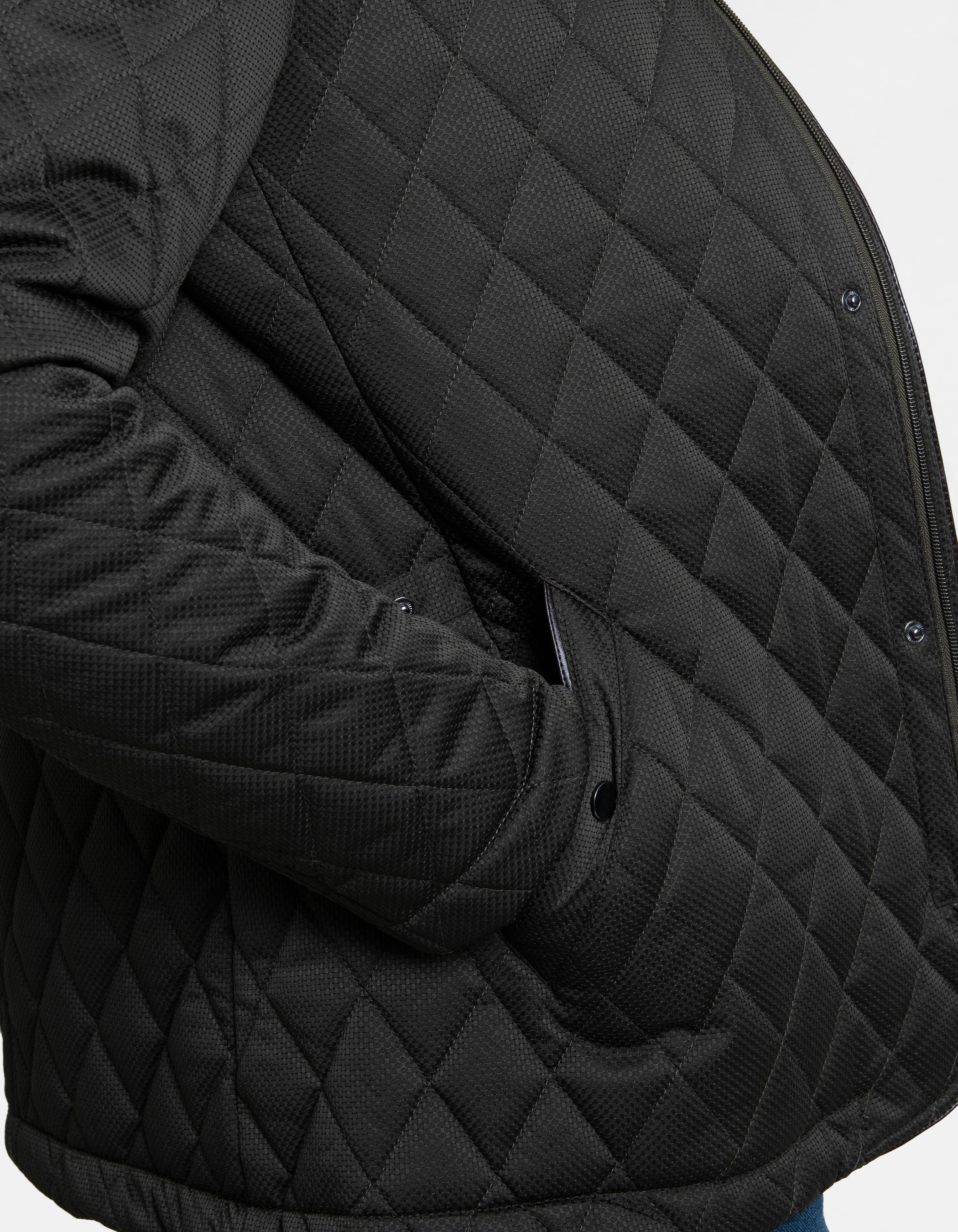 Rhombus quilted jacket 3